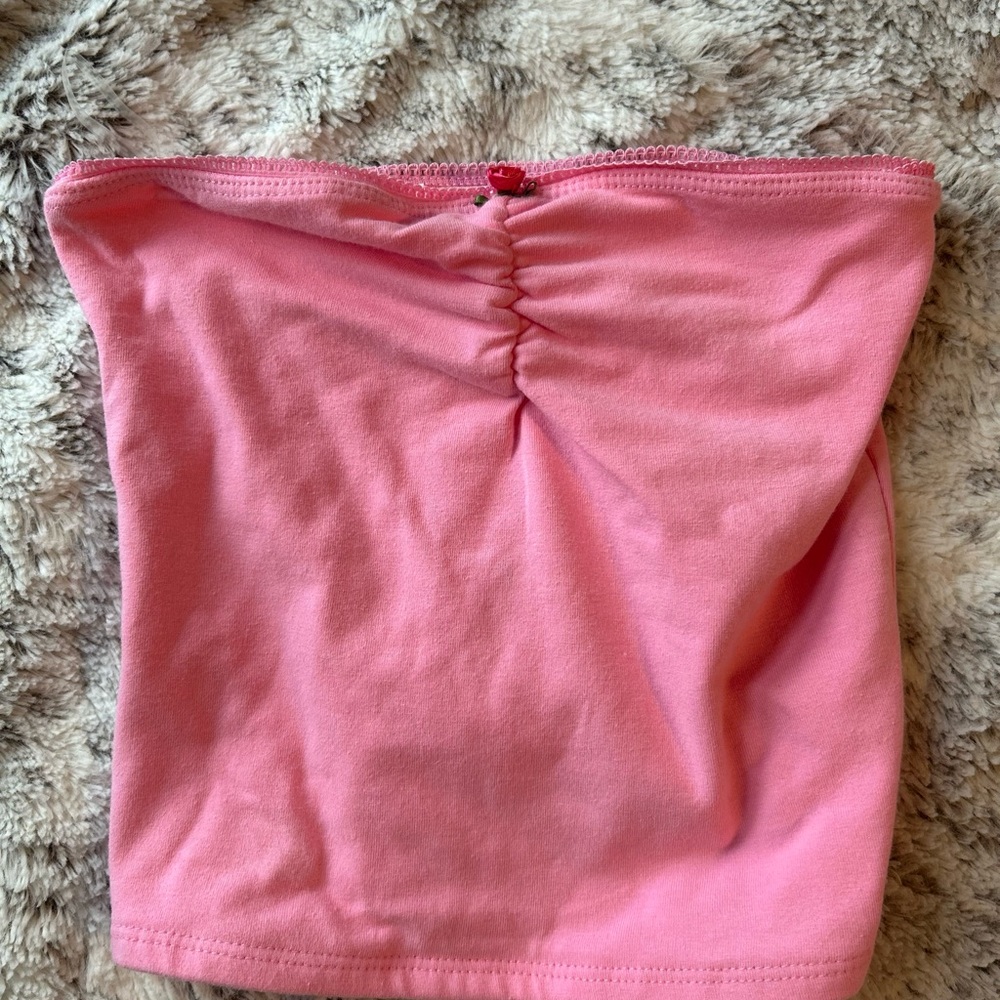 Tillys Vibrant Pink Tube Top
